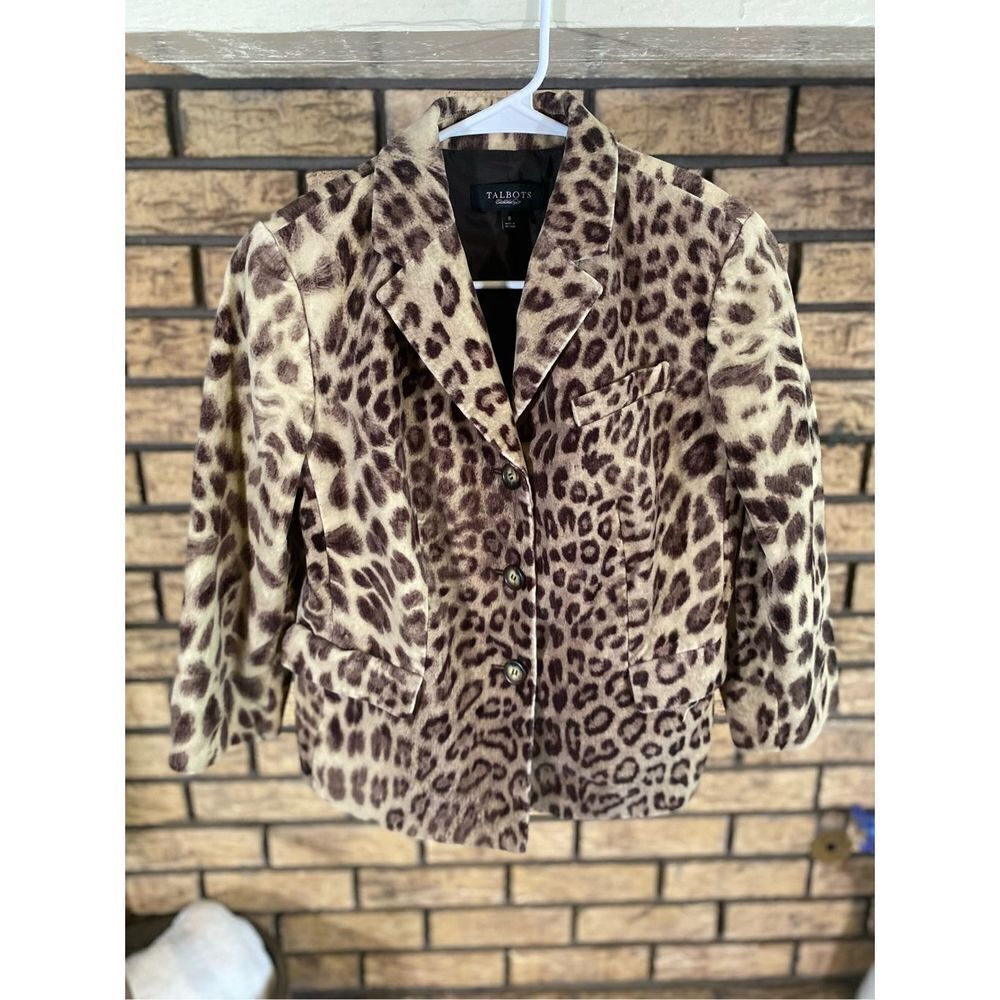 Talbots Leopard Print Jacket